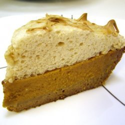 Ginger Pumpkin Meringue Pie