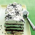 Chocolate Meringue And Mint Chip Ice Cream Cake Re...