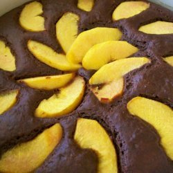 Chocolate - Ancho Peach Cake