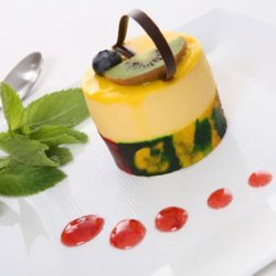 Mango And Lemon Cloud Jello Desserts