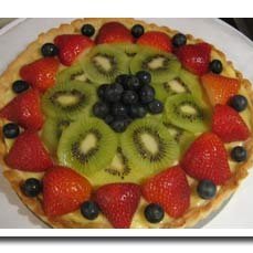 Cream Cheese Tart With Fresh Spring Fruit