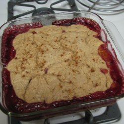 Fresh Cherry And Nectarine Cobbler