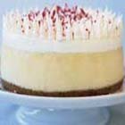 White Chocolate Candy Cane Cheesecake