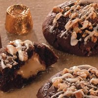 Caramel-filled Chocolate Cookies