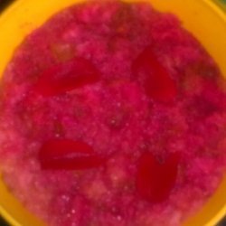 Valentine Rose Pudding