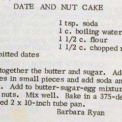 Date Amp Nut Cake