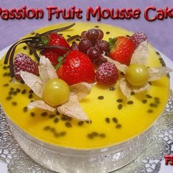 Passion Fruit Mousse Cake