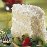 Key Lime Coconut Angle Cake