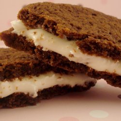 Chocolate Peppermint Cookie Sandwiches