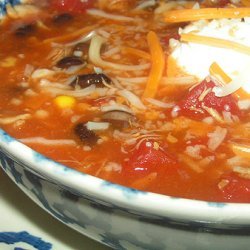 Lite Chicken Tortilla Soup