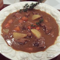 Comfy Beef Stew With A Brew