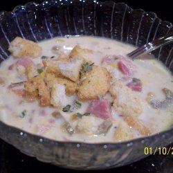 Corn Wild Rice And Ham Or Smoked Sausage Chowder