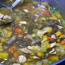 Roasted Chicken Noodle Soup W Roasted Chicken And ...