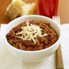 Pork And Beef And Black Bean  Chili