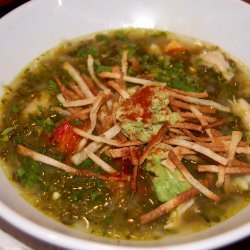 Green Chili Chicken Tortilla Soup