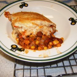 Chili-cornbread Pie