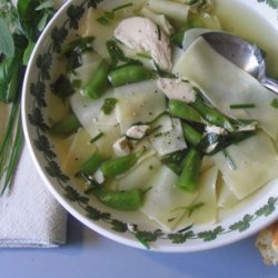 Chicken Noodle Soup With Fresh Herbs