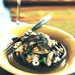 Portobellos Stuffed with Corn and Mushrooms