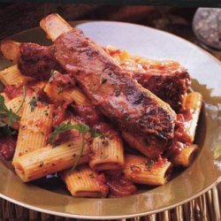 Braised Spareribs with Rigatoni