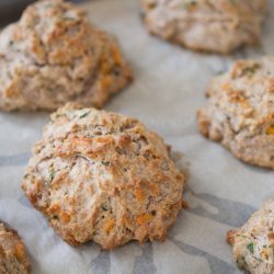 Three-Cheese Drop Biscuits