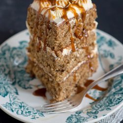 Banana Layer Cake with Cream Cheese Frosting