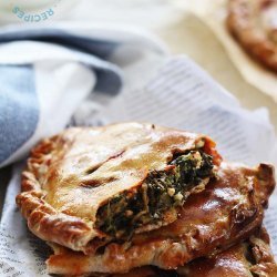 Three-Cheese Spinach Calzones