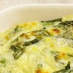 Spinach and Bechamel Gratin