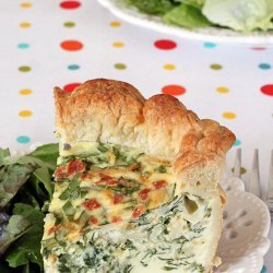 Spinach Puff Pastry Quiche