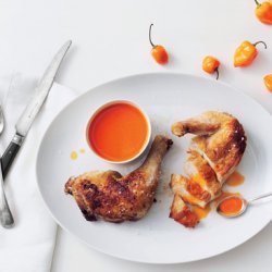 Roast Chicken with Hot-Sauce Butter