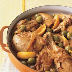 Moroccan Chicken with Green Olives and Lemon