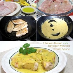 Chicken with Mustard and Tarragon Cream Sauce