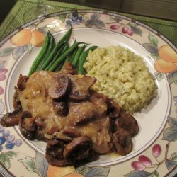 Chicken with White Wine and Mushrooms