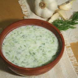 Tarator Cold Yogurt  Cucumber Soup