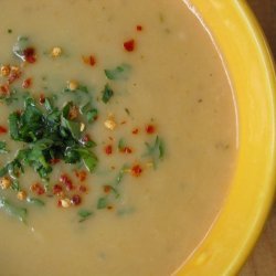 Roasted Garlic White Bean Soup