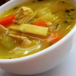 Roasted Chicken Noodle Soup