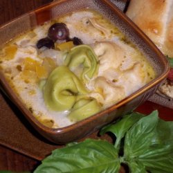 Tortellini Olive Soup