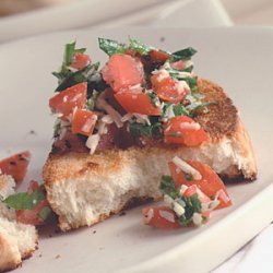 Tomato and Arugula Crostini