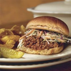 Sloppy Jose Sandwiches With Cilantro Slaw