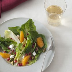 Winter Salad with Pomegranate, Clementine, and Goat Cheese