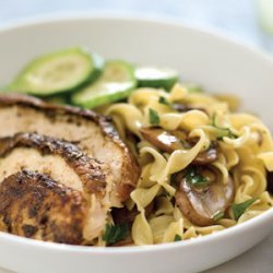 Mushroom-and-Fresh Parsley Noodles