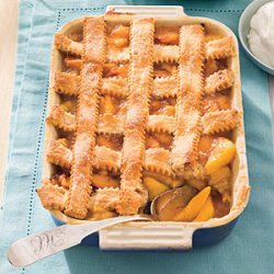 Pecan-Peach Cobbler