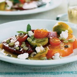 Heirloom Tomato Salad With Fresh Lady Peas