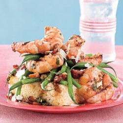 Grilled Shrimp-and-Green Bean Salad