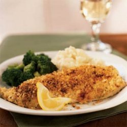 Mustard and Herb-Crusted Trout