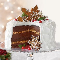 Chocolate-Gingerbread-Toffee Cake