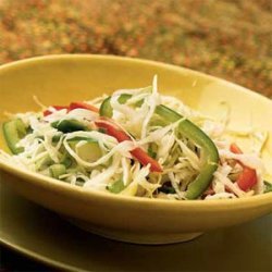 Three-Pepper Slaw