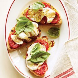 Open-face Caprese Sandwiches