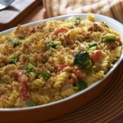 Easy Mac n Cheese Veggie Chicken Casserole