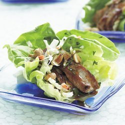 Hoisin Pork and Boston Lettuce Wraps