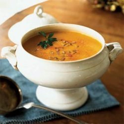 Pumpkin and Yellow Pepper Soup with Smoked Paprika